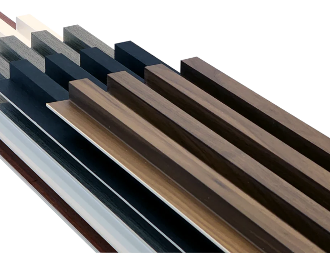 wpc fluted wall panel factory in China